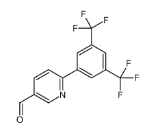 6-[3,5-bis(trifluoromethyl)phenyl]pyridine-3-carbaldehyde 898795-95-4