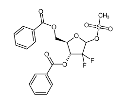 2-脱氧-2,2-二氟-3,5-二苄基-D-呋喃核糖-1-甲磺酸酯