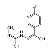 1-[(6-chloropyridine-3-carbonyl)amino]-3-methylthiourea 680217-45-2