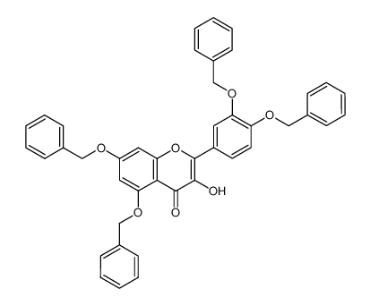 116973-12-7 spectrum, 5,7-bis(benzyloxy)-2-(3,4-bis(benzyloxy)phenyl)-3-hydroxy-4H-chromen-4-one