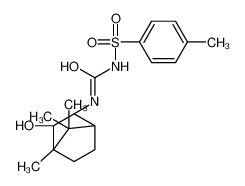 1-(3-hydroxy-4,7,7-trimethyl-2-bicyclo[2.2.1]heptanyl)-3-(4-methylphenyl)sulfonylurea 26944-48-9