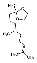 3796-62-1 (5E)-6,10-dimethylundeca-5,9-dien-2-one ethylene acetal