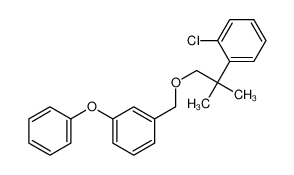 1-chloro-4-[2-methyl-1-[(3-phenoxyphenyl)methoxy]propan-2-yl]benzene 80844-01-5