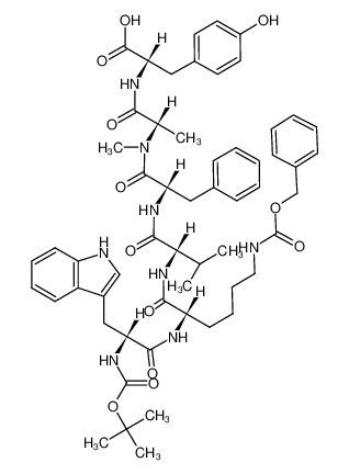 86029-13-2 Boc-D-Trp-Lys(Cbz)-Val-Phe-N-Me-Ala-Tyr-OH