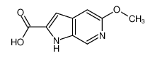 5-methoxy-1H-pyrrolo[2,3-c]pyridine-2-carboxylic acid 95+%