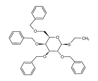 ethyl 2,3,4,6-tetra-O-benzyl-1-thio-β-D-galactopyranoside 125411-99-6