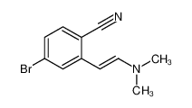 4-bromo-2-[(E)-2-(dimethylamino)ethenyl]benzonitrile 1220229-19-5