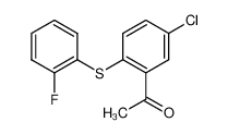 73129-22-3 spectrum, 5-Chloro-2-(2-fluorophenylthio)acetophenone