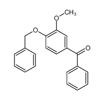 (3-methoxy-4-phenylmethoxyphenyl)-phenylmethanone 96306-54-6