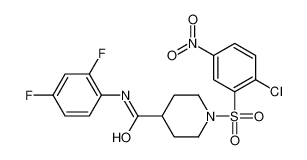 5634-23-1 structure, C18H16ClF2N3O5S