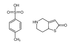 952340-39-5 spectrum, 5,6,7,7a-tetrahydro-4H-thieno[3,2-c]pyridin-2-one,4-methylbenzenesulfonic acid