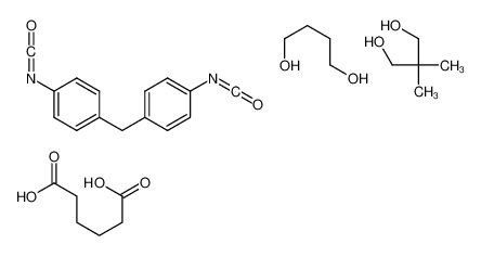 butane-1,4-diol,2,2-dimethylpropane-1,3-diol,hexanedioic acid,1-isocyanato-4-[(4-isocyanatophenyl)methyl]benzene 56815-45-3