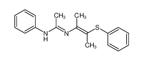 124251-57-6 N-phenyl-N'-[3-(phenylthio)but-2-en-2-yl]acetamidine