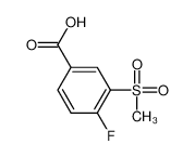 4-Fluoro-3-(methylsulfonyl)benzoic Acid 158608-00-5