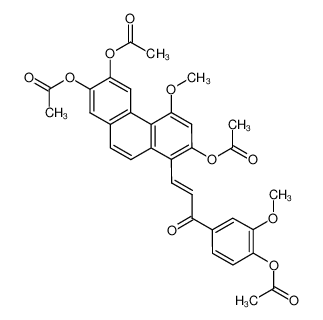 90826-61-2 structure, C33H28O11