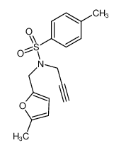 317834-47-2 spectrum, 4-methyl-N-((5-methylfuran-2-yl)methyl)-N-(prop-2-yn-1-yl)benzenesulfonamide