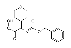 Methyl {[(benzyloxy)carbonyl]amino}(tetrahydro-4H-thiopyran-4-yli dene)acetate 894790-18-2