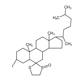 133331-36-9 structure, C29H49IOS2