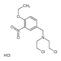 bis(2-chloroethyl)-[(4-ethoxy-3-nitrophenyl)methyl]azanium,chloride 77905-52-3