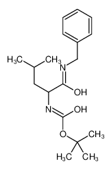 (R)-1-(苄基氨基)-4-甲基-1-氧代-2-戊基氨基甲酸叔丁酯