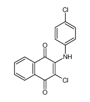 2-chloro-3-(4-chloroanilino)naphthalene-1,4-dione 64505-81-3