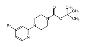 tert-Butyl 4-(4-bromopyridin-2-yl)piperazine-1-carboxylate 1197294-80-6