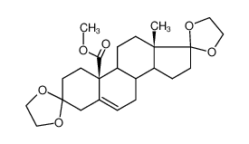 3,17-Diethylendioxy-Δ5-androstensaeure-(19)-methylester 5696-45-7