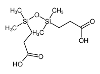 3-[[2-carboxyethyl(dimethyl)silyl]oxy-dimethylsilyl]propanoic acid 4608-02-0