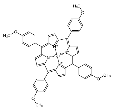 Tetrakis(4-methoxyphenyl)porphyrinatocopper 24249-30-7