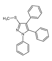 3-(甲硫基)-1,4,5-三苯基-1H-吡唑