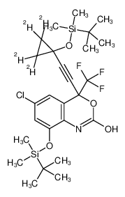 1329840-70-1 structure, C26H33ClD4F3NO4Si2