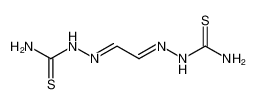 Hydrazinecarbothioamide,2,2'-(1,2-ethanediylidene)bis- 1072-12-4