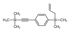 834966-08-4 dimethyl-prop-2-enyl-[4-(2-trimethylsilylethynyl)phenyl]silane