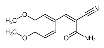 2-cyano-3-(3,4-dimethoxyphenyl)prop-2-enamide 19310-63-5