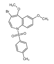 34129-39-0 structure, C19H18BrNO4S