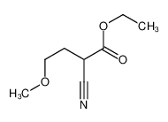 ethyl 2-cyano-4-methoxybutanoate