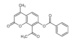 89152-15-8 (8-acetyl-4-methyl-2-oxochromen-7-yl) benzoate