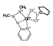 1391918-43-6 structure, C17H32Cl4LiN3O2SiZr++