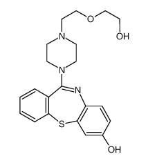 6-[4-[2-(2-hydroxyethoxy)ethyl]piperazin-1-yl]benzo[b][1,4]benzothiazepin-2-ol 139079-39-3