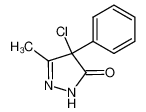 60848-28-4 3-methyl-4-phenyl-4-chloro-2-pyrazolin-5-one