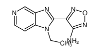 4-(1-乙基-1H-咪唑并[4,5-c]吡啶-2-基)-1,2,5-噁二唑-3-胺