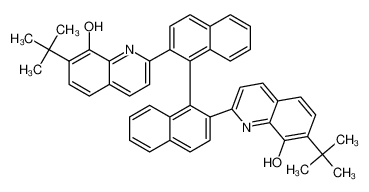 2,2'-(1,1'-binaphthyl-2,2'-diyl)bis(7-tert-butylquinolin-8-ol) 793695-09-7