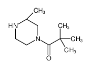 2,2-dimethyl-1-[(3R)-3-methylpiperazin-1-yl]propan-1-one 909409-91-2