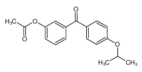 [3-(4-propan-2-yloxybenzoyl)phenyl] acetate 890099-84-0