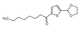 1-[5-(1,3-dioxolan-2-yl)thiophen-2-yl]octan-1-one 898771-92-1