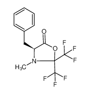 367952-49-6 spectrum, (4S)-4-Benzyl-2,2-bis(trifluoromethyl)-3-methyl-1,3-oxazolidin-5-one