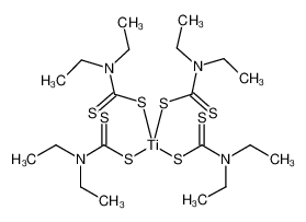 钛(4+)四(二乙基二硫代氨基甲酸酯)