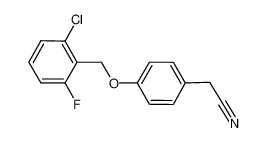 2-[4-[(2-chloro-6-fluorophenyl)methoxy]phenyl]acetonitrile 175135-35-0