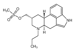 72821-83-1 spectrum, D-6-propyl-8β-mesyloxymethylergoline