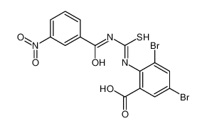 530127-30-1 structure, C15H9Br2N3O5S